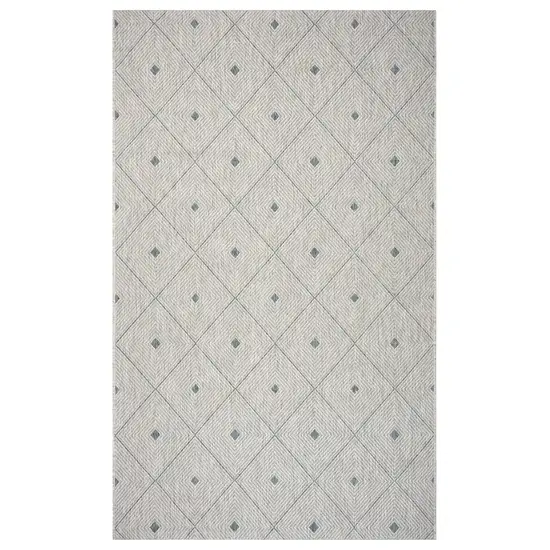 Blue Diamonds Indoor Outdoor Area Rug Photo 1