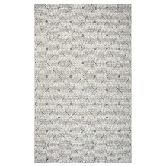 Blue Diamonds Indoor Outdoor Scatter Rug Photo 3