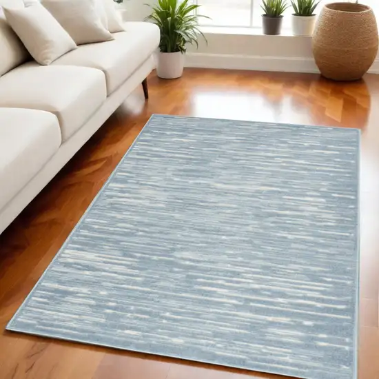 Blue Geometric Area Rug Photo 1