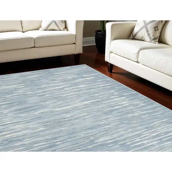 Blue Geometric Area Rug Photo 1