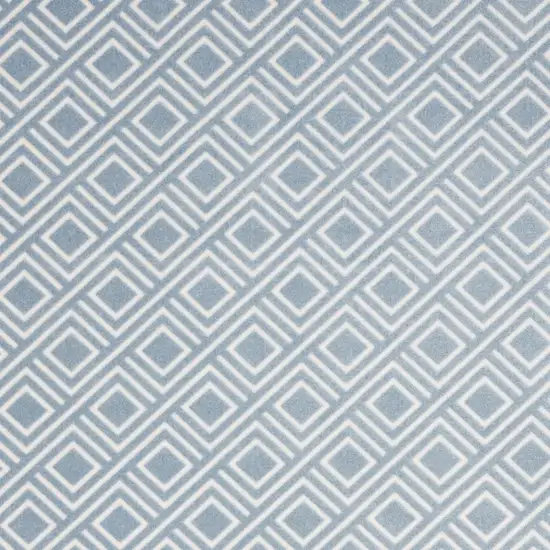 Blue Geometric Area Rug Photo 9