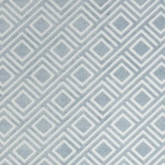 Blue Geometric Area Rug Photo 8