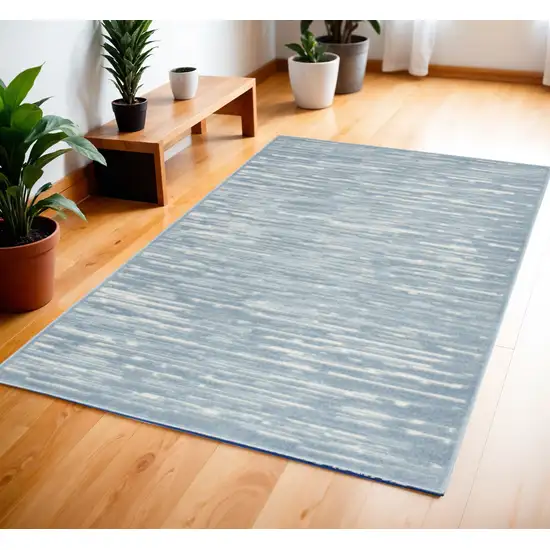 Blue Geometric Area Rug Photo 1