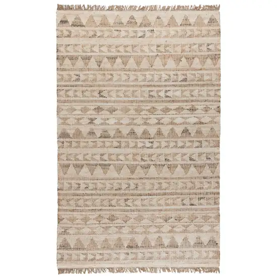 Blue Geometric Hand Woven Area Rug Photo 1