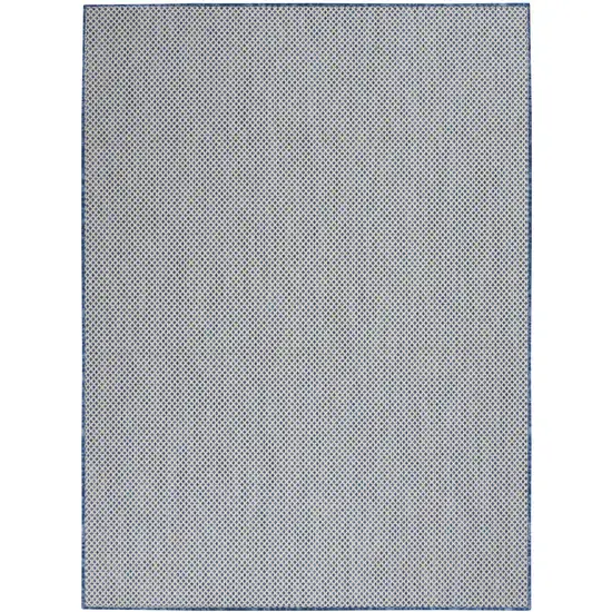 Blue Geometric Power Loom Area Rug Photo 9