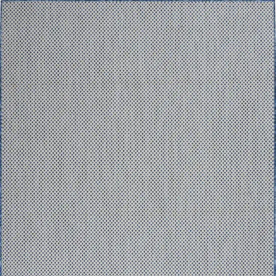 Blue Geometric Power Loom Area Rug Photo 8