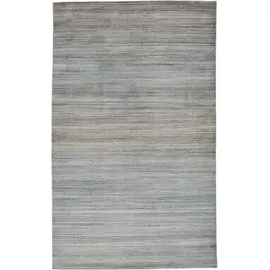 Photo of Blue Gray And Purple Ombre Hand Woven Area Rug