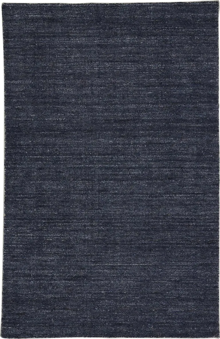 Blue Hand Woven Area Rug Photo 1