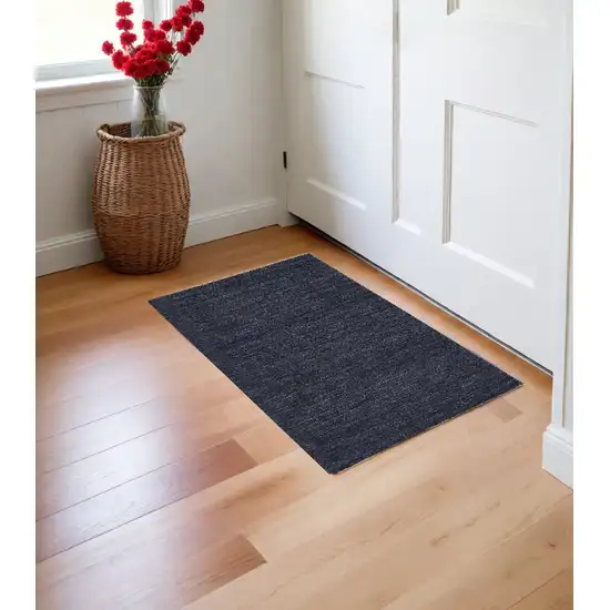 Blue Hand Woven Area Rug Photo 1