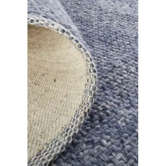 Blue Hand Woven Area Rug Photo 5