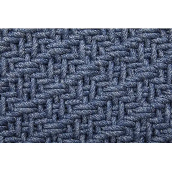 Blue Hand Woven Area Rug Photo 7