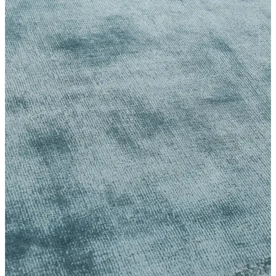 Blue Hand Woven Distressed Area Rug Photo 6