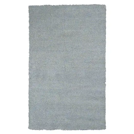 Blue Heather Plain Indoor Area Rug Photo 1