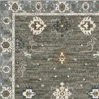 Photo of Blue Ivory And Gray Oriental Area Rug