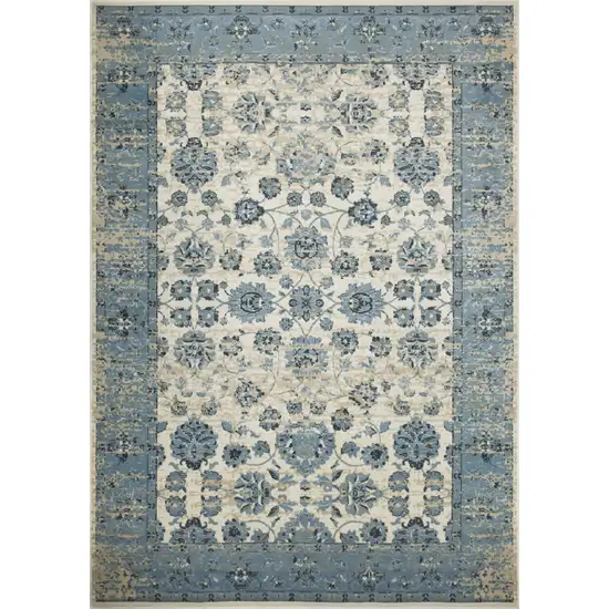 Ivory Oriental Area Rug Photo 5