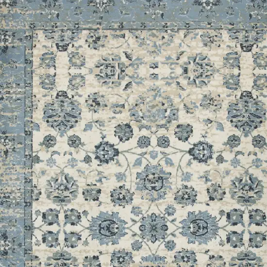 Ivory Oriental Area Rug Photo 4