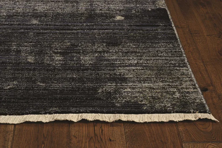 Blue Machine Woven Vintage Traditional Indoor Runner Rug Photo 1