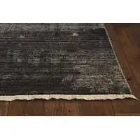 Photo of Blue Machine Woven Vintage Traditional Indoor Runner Rug