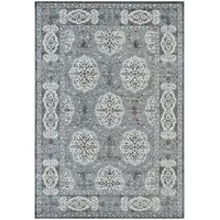 Photo of Blue Medallion Power Loom Area Rug