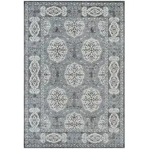 Photo of Blue Medallion Power Loom Area Rug