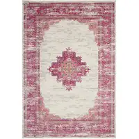 Photo of Blue Moroccan Power Loom Distressed Area Rug