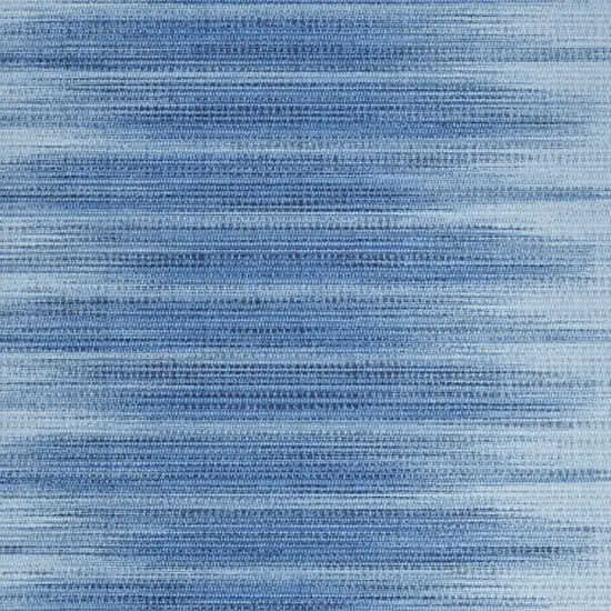 Blue Ombre Distressed Non Skid Area Rug Photo 4