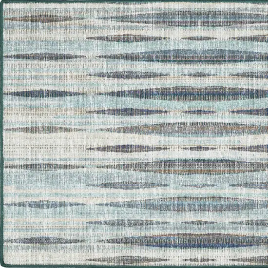 Blue Ombre Tufted Handmade Area Rug Photo 6