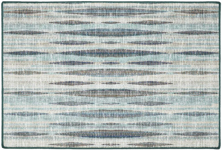 Blue Ombre Tufted Handmade Area Rug Photo 1