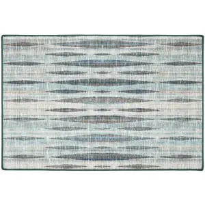 Photo of Blue Ombre Tufted Handmade Area Rug