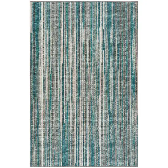 Blue Ombre Tufted Handmade Area Rug Photo 1