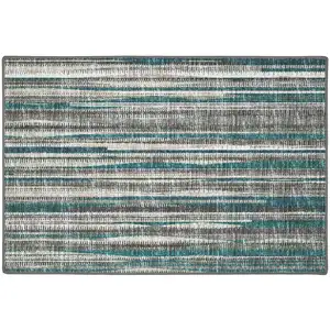 Photo of Blue Ombre Tufted Handmade Area Rug