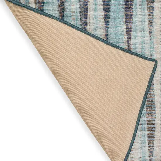 Blue Ombre Tufted Runner Rug Photo 6