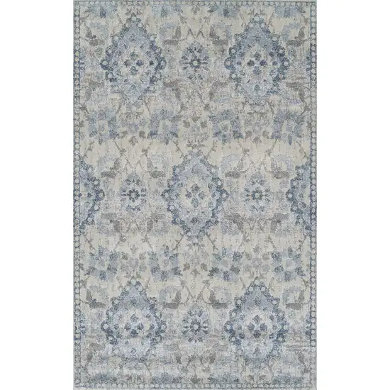 Blue Oriental Area Rug Photo 1