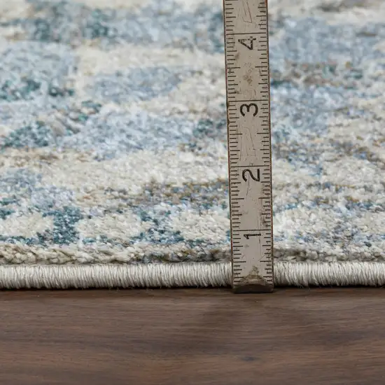 Blue Oriental Area Rug Photo 7