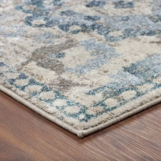 Blue Oriental Area Rug Photo 4