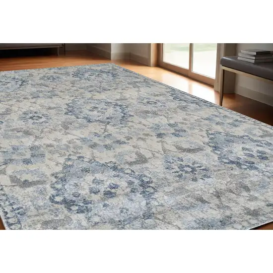 Blue Oriental Area Rug Photo 1