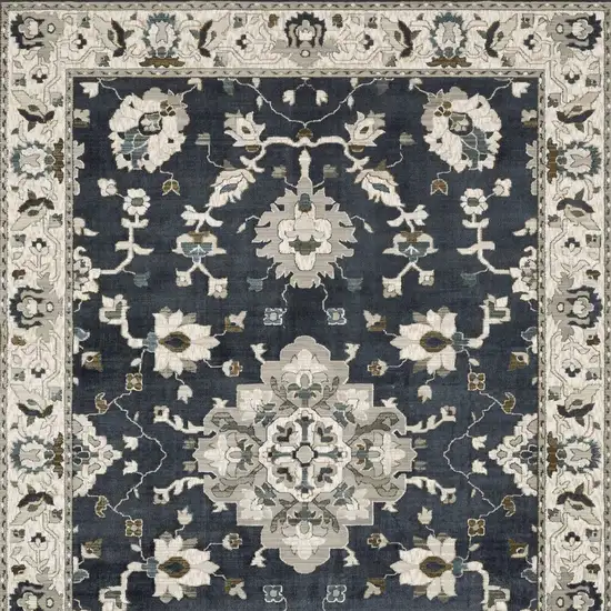 Blue Oriental Area Rug Photo 9