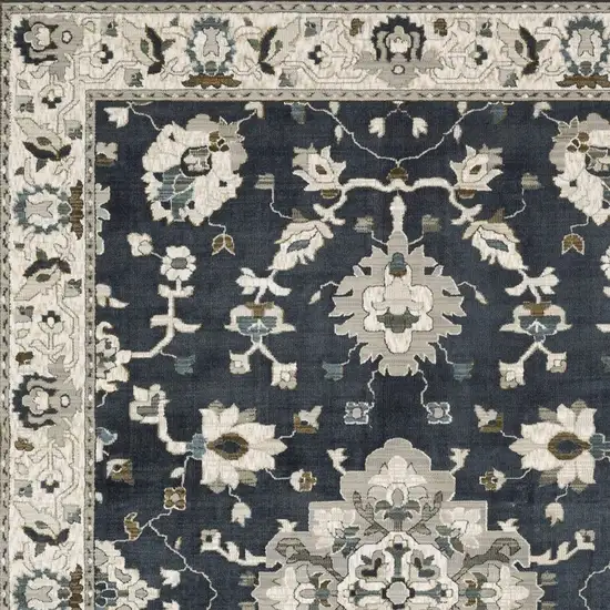 Blue Oriental Area Rug Photo 8