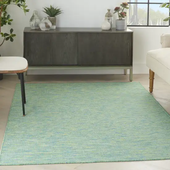 Blue Power Loom Area Rug Photo 5