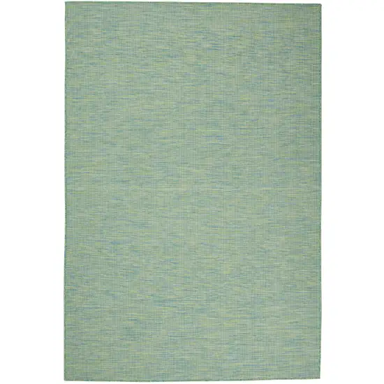 Blue and Green Indoor Outdoor Area Rug Photo 4