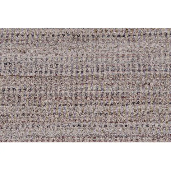 Blue Purple And Tan Ombre Hand Woven Area Rug Photo 5