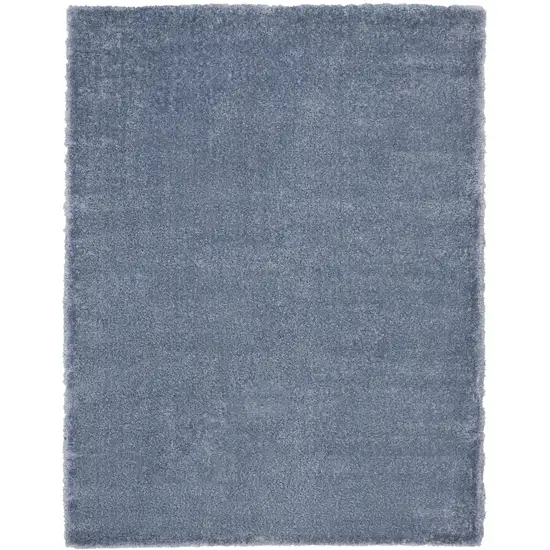 Blue Shag Area Rug Photo 2