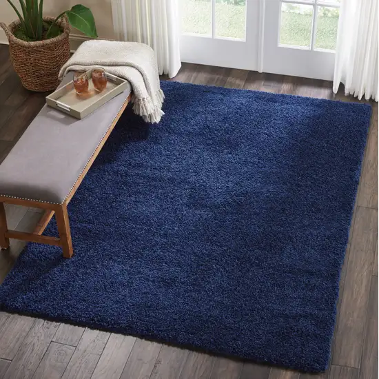 Blue Shag Area Rug Photo 7