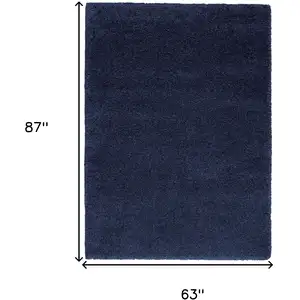 Photo of Blue Shag Area Rug