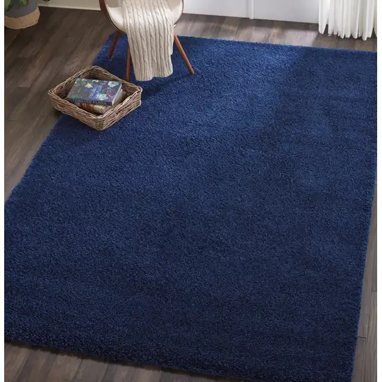 Blue Shag Area Rug Photo 6