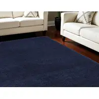 Photo of Blue Shag Area Rug