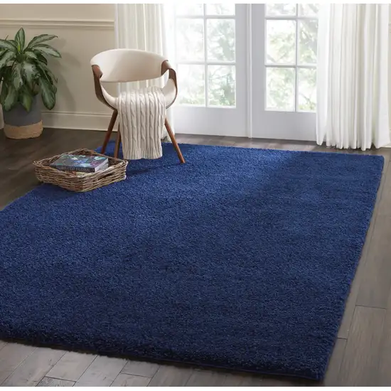 Blue Shag Area Rug Photo 7