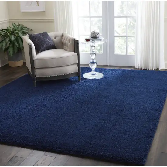 Blue Shag Area Rug Photo 6