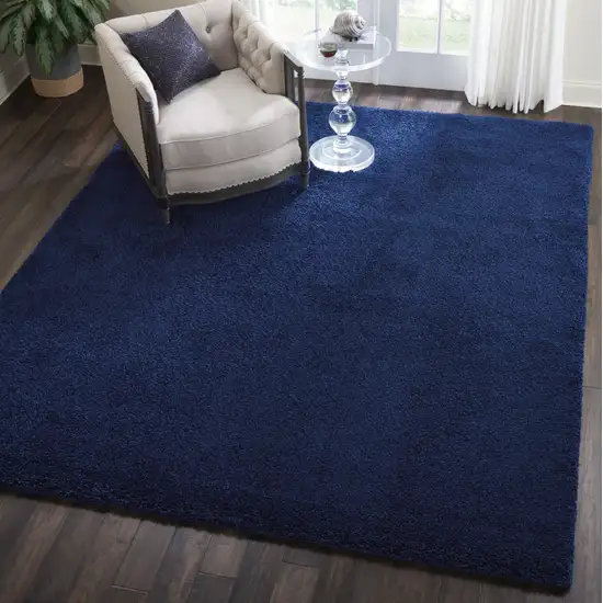 Blue Shag Area Rug Photo 7