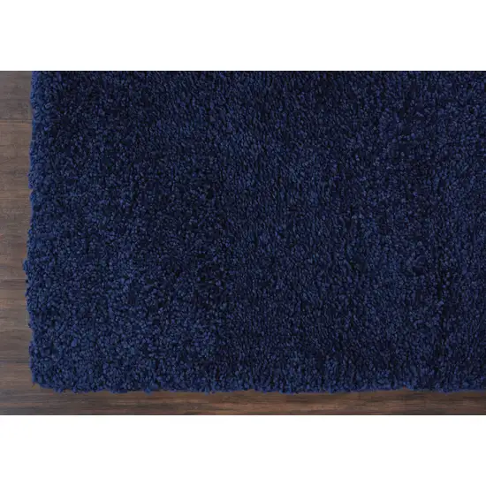 Blue Shag Distressed Area Rug Photo 8